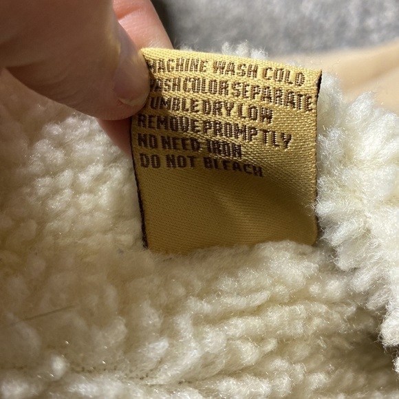 Moose Creek Sherpa Lined Button Up Jacket Large - Picture 5 of 7